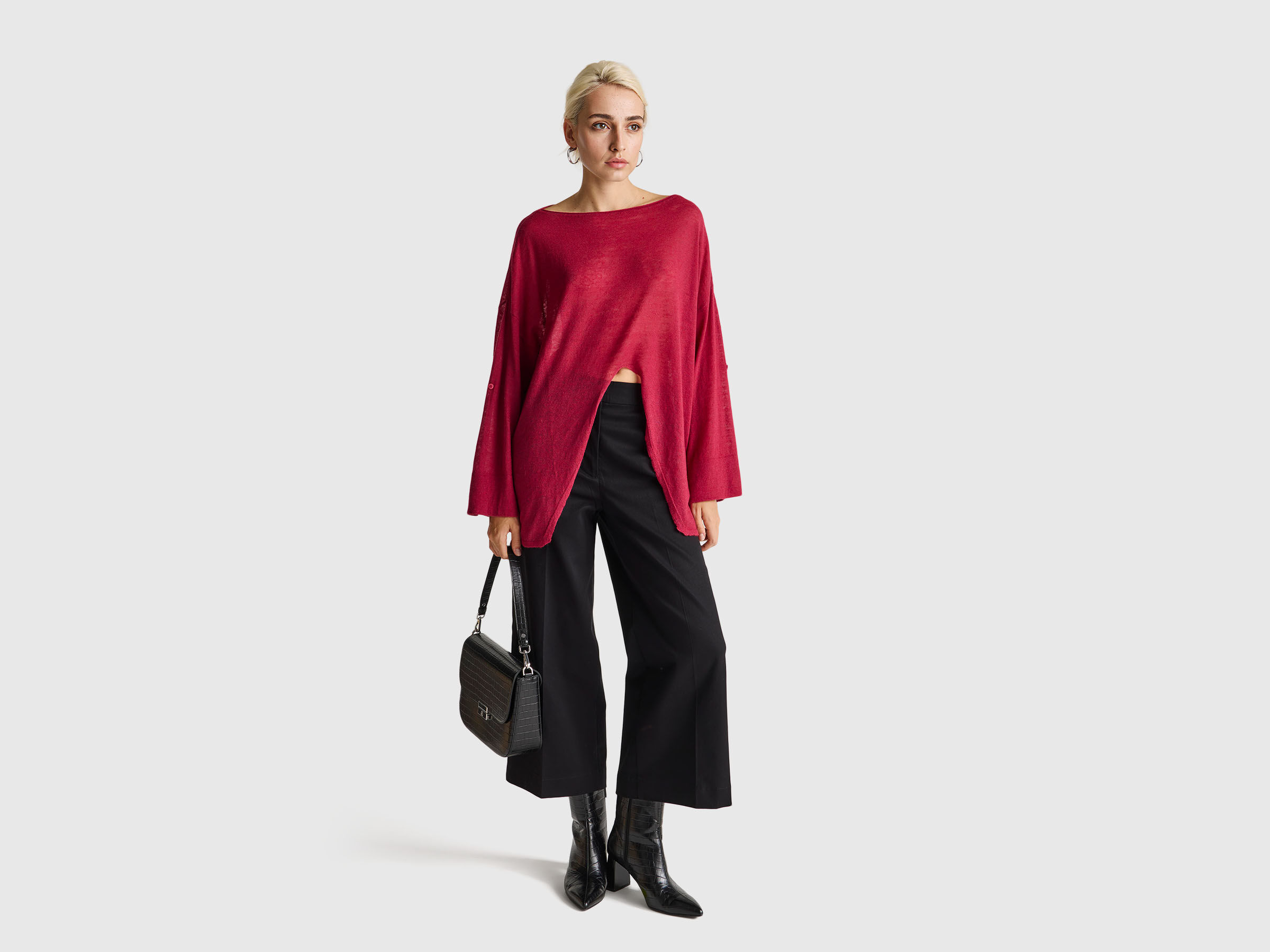 BOAT-NECK SWEAT.L/S Women image number 3